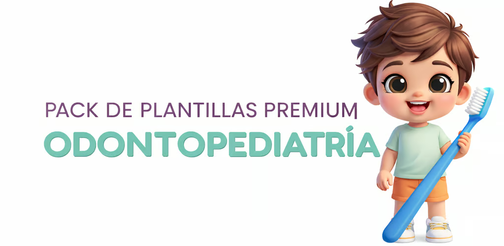 Pack de Plantillas Premium Odontopediatría